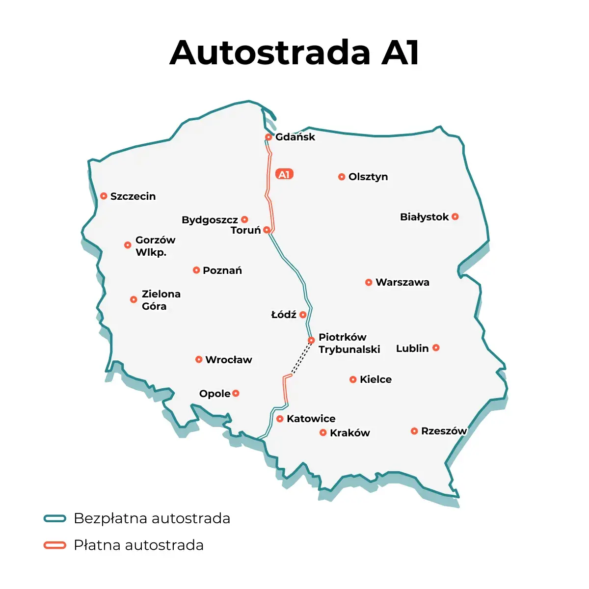 Dlaczego autostrada A1 jest darmowa? Prawdziwe przyczyny i przyszłość opłat