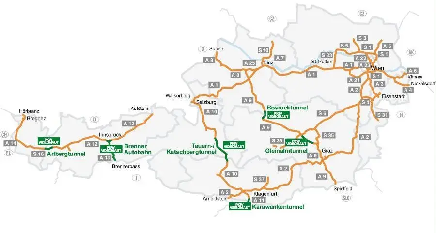 Czy autostrady w Austrii są płatne? Wszystko o winietkach i opłatach