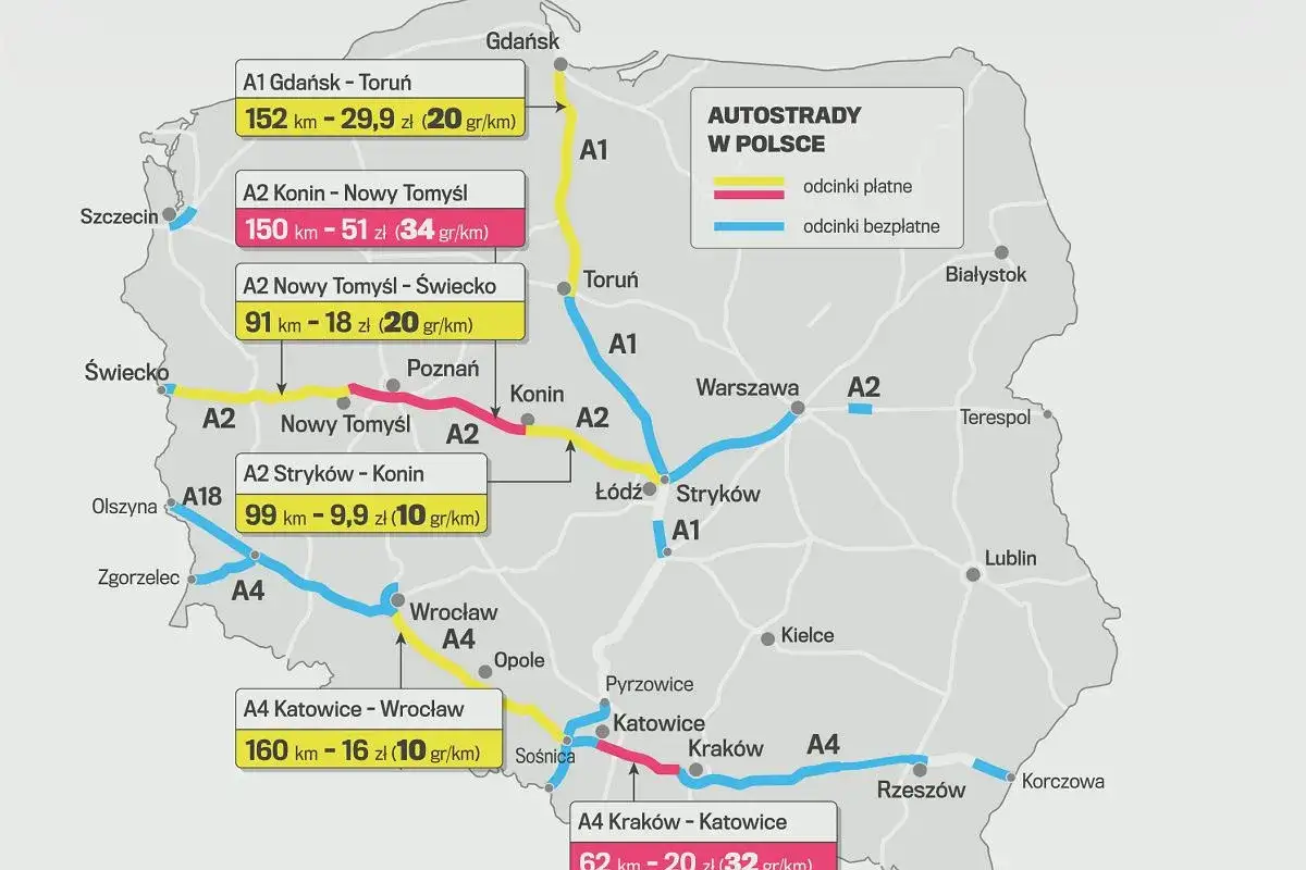 Zdjęcie Ile kosztuje autostrada Katowice Kraków? Aktualne stawki opłat i zmiany
