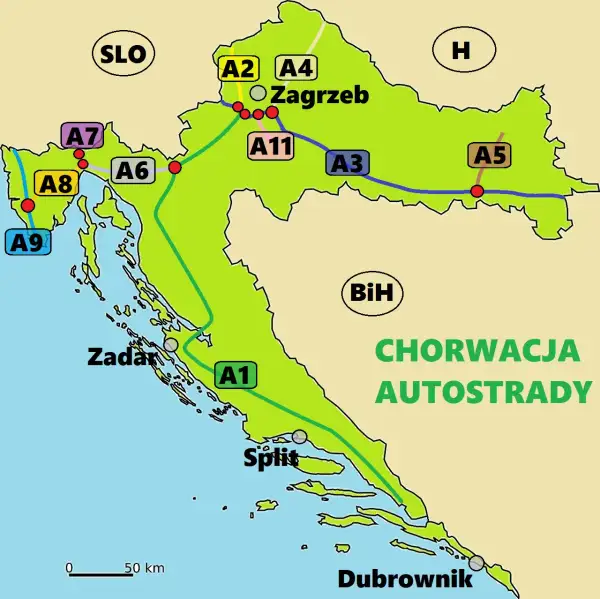 Ile kosztuje autostrada w Chorwacji do Makarskiej? Sprawdź ceny i trasy